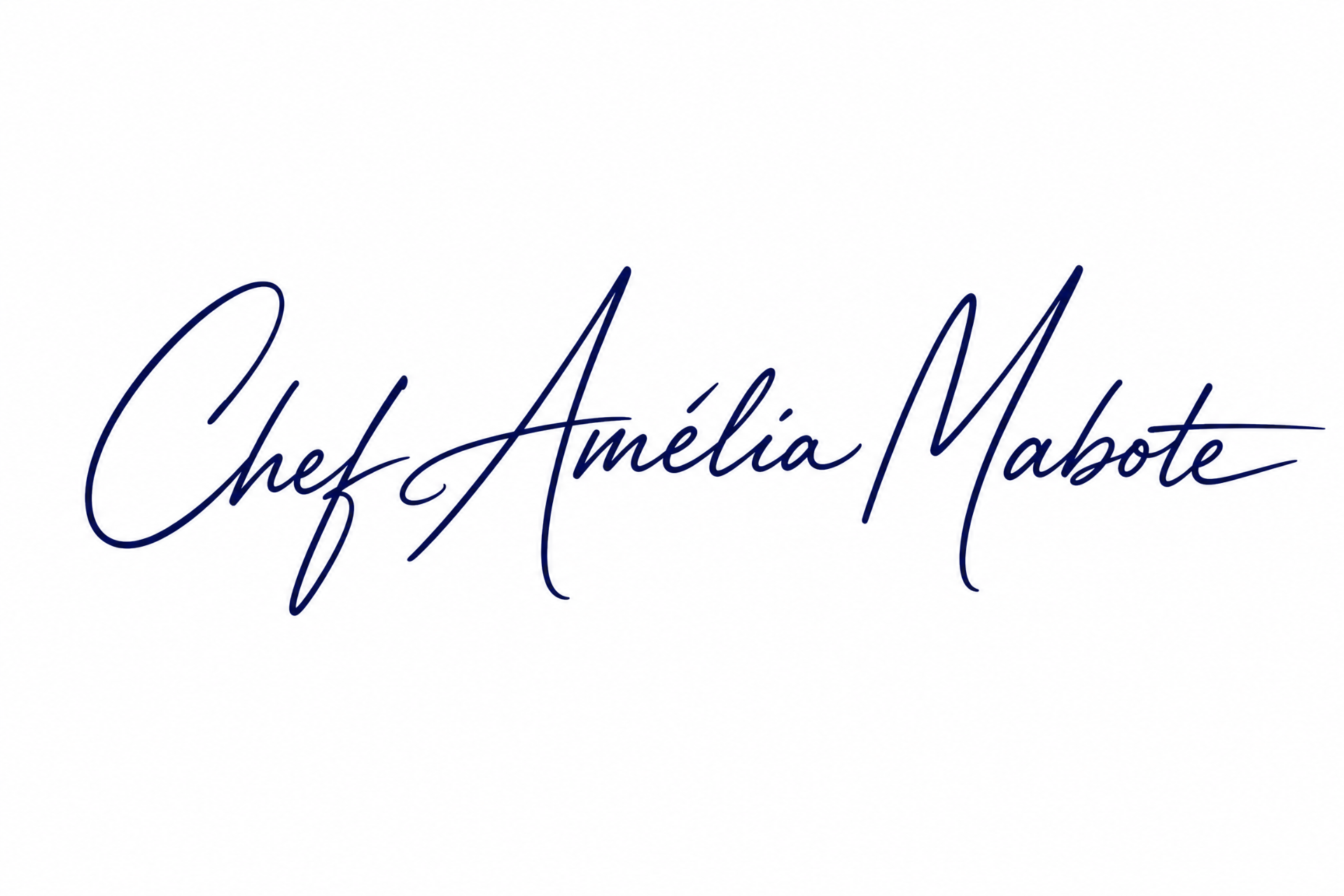 Assinatura Chef Amélia Mabote