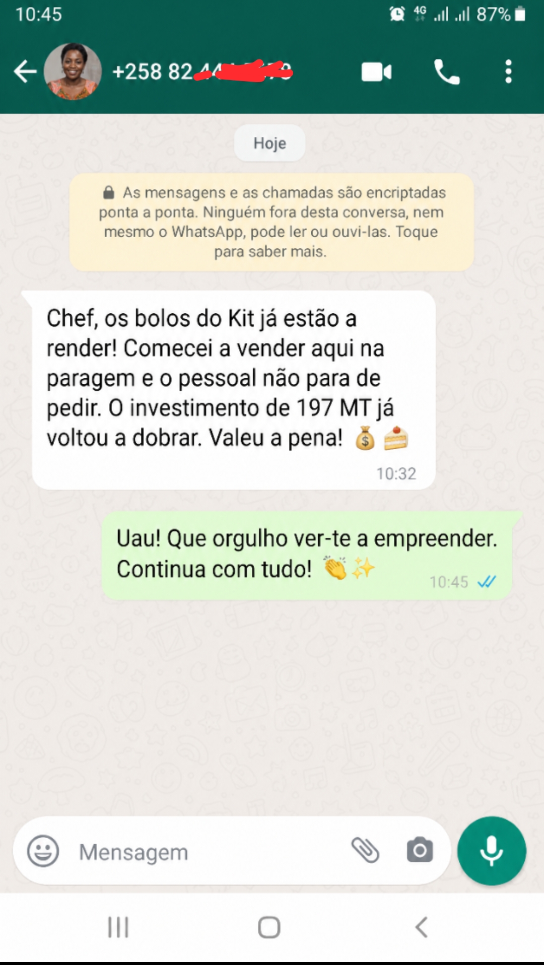 Depoimento WhatsApp 2