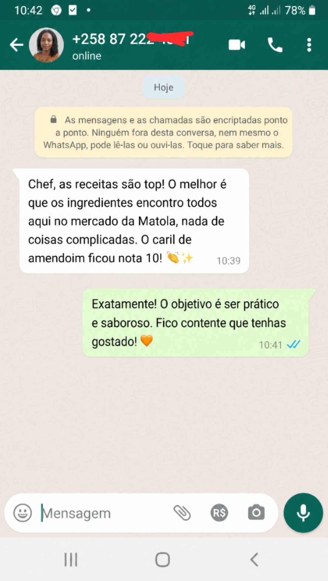Depoimento WhatsApp 3