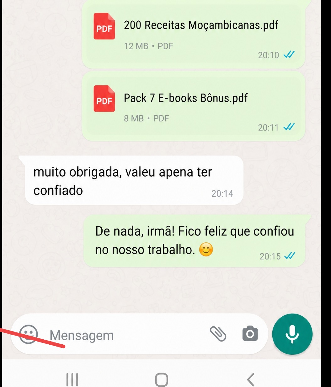 Depoimento WhatsApp 5